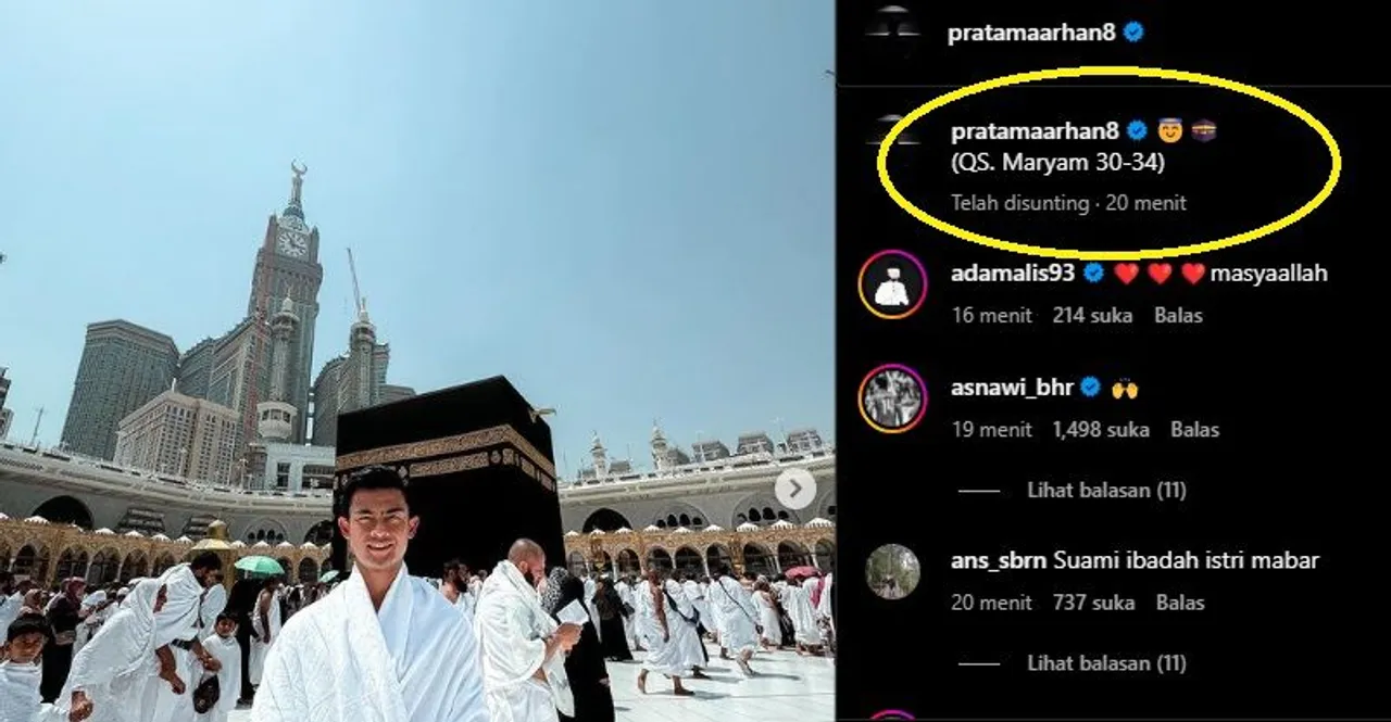 Isi QS Maryam 30-34 yang Jadi Caption Postingan Pratama Arhan