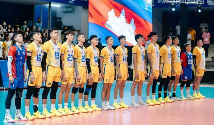 Kamboja meraih tiket promosi ke SEA V League 2025/foto: Volleyball Federation Cambodia.