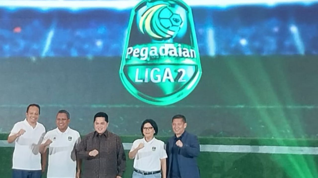 Ketua Umum PSSI, Erick Thohir di Liga 2/SportCorner, Muhammad Nurhendra Saputra