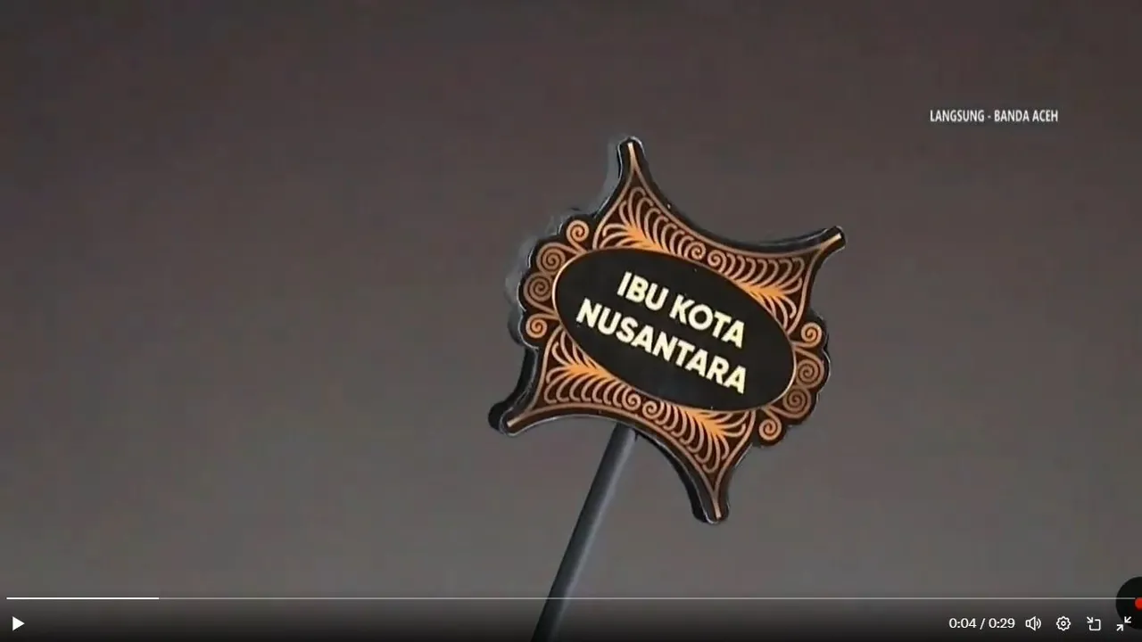 Kontingen IKN saat Upacara Pembukaan PON 2024 di Stadion Harapan Bangsa, Banda Aceh, Senin (9/9/2024).