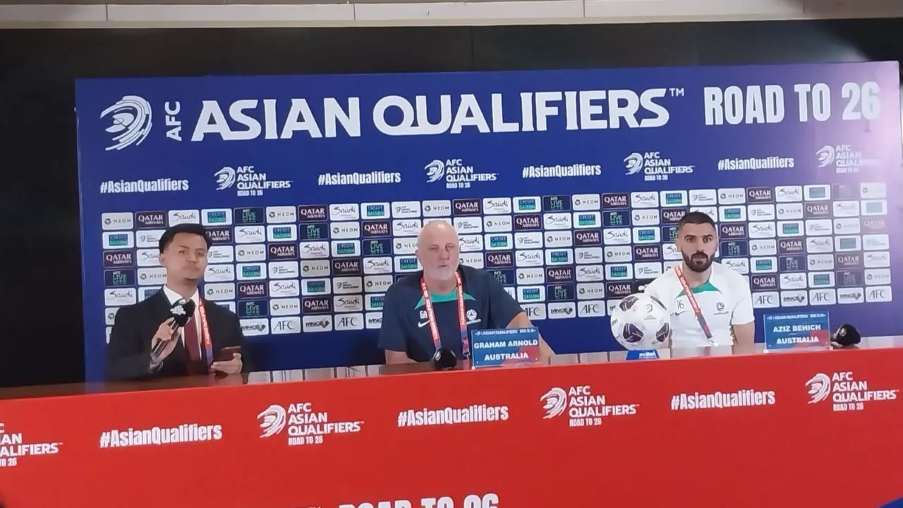Pelatih Timnas Australia, Graham Arnold/ SportCorner Muhammad Nurhendra Saputra