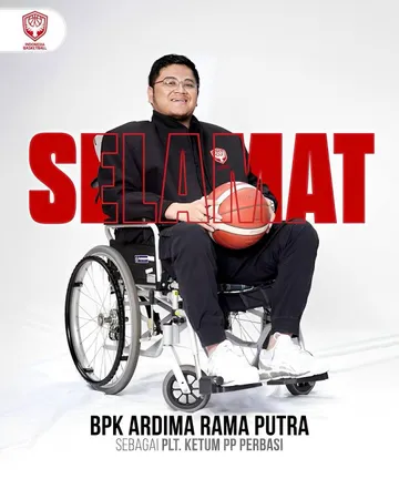 Plt Ketum Perbasi, Ardima Rama Putra. (instagram.com/perbasi.ina)