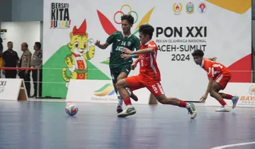 Tim futsal Kaltim raih medali emas PON 2024 usai kalahkan Jatim di final/foto: Website PON 2024.