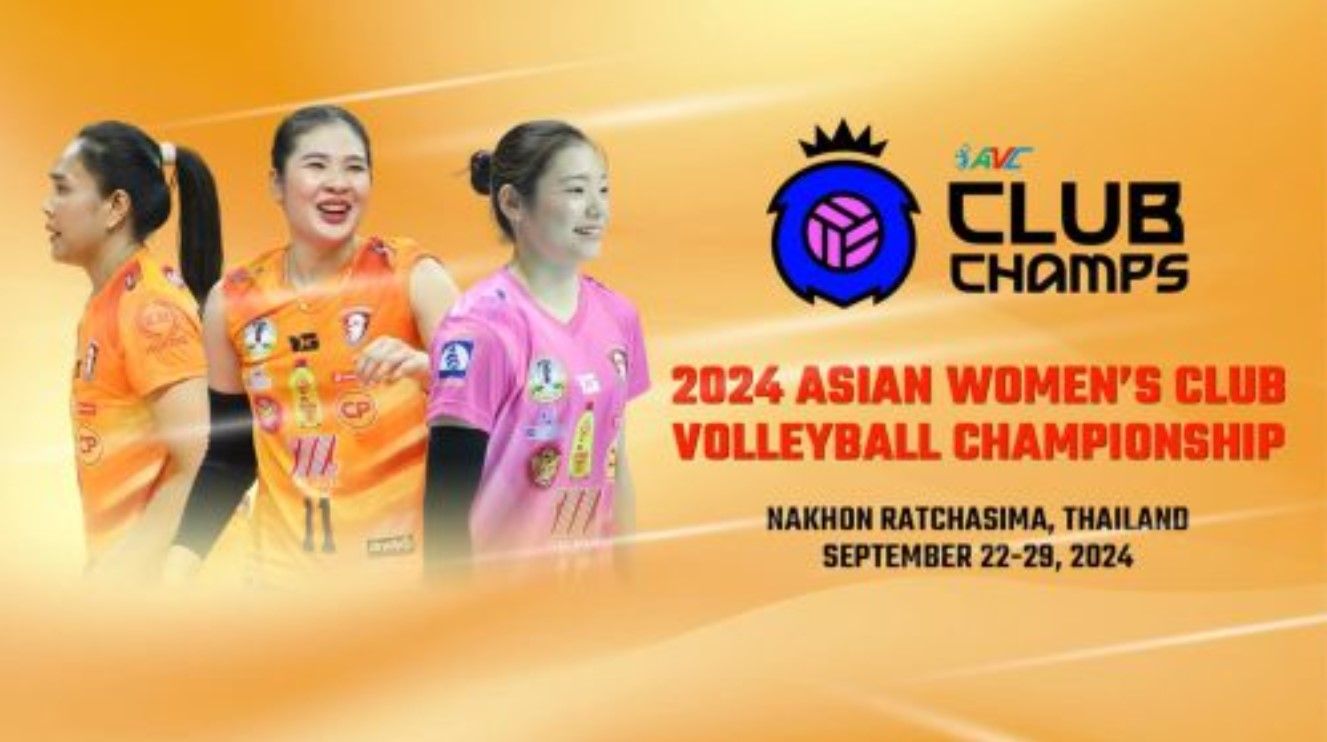 AVC Club Championship 2024 putri digelar di Thailand pada 22-29 September 2024/foto: AVC.