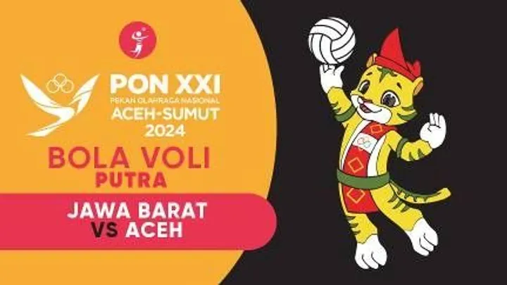 Link Live Streaming Voli PON 2024 Putra: Jawa Barat vs Aceh