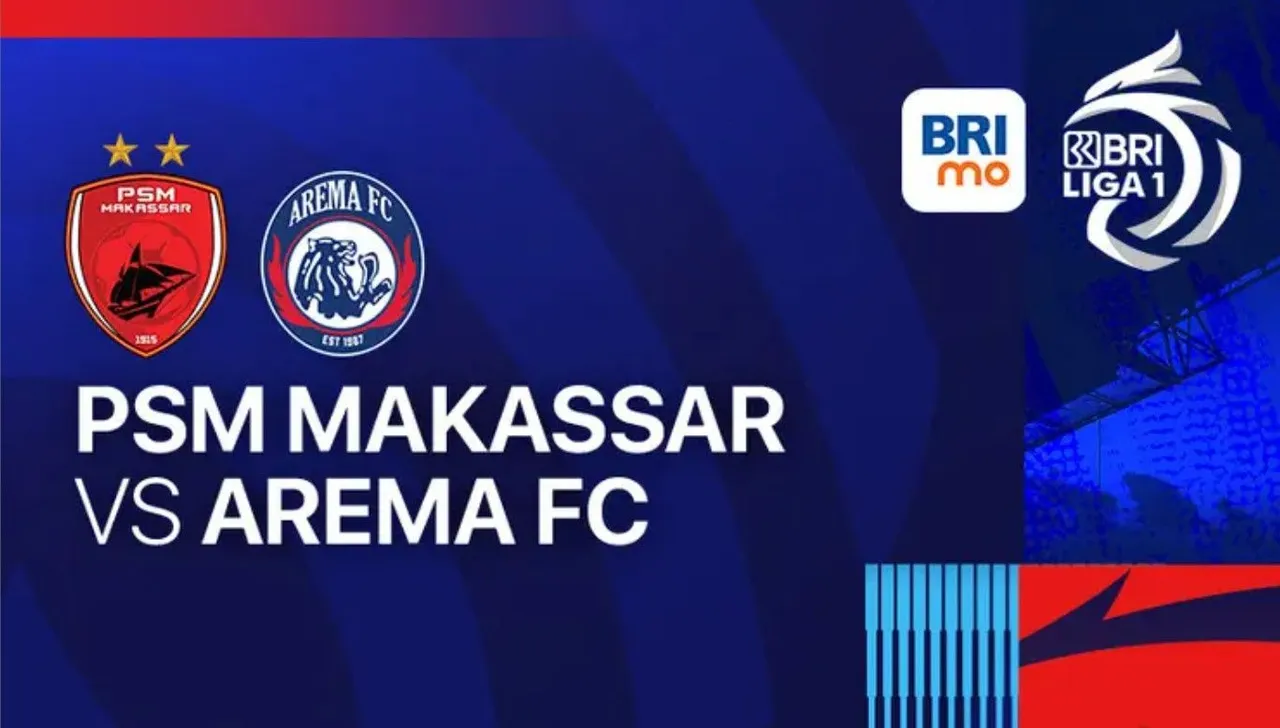 Link Live Streaming Liga 1: PSM Makassar vs Arema FC Pukul 15.30 WIB