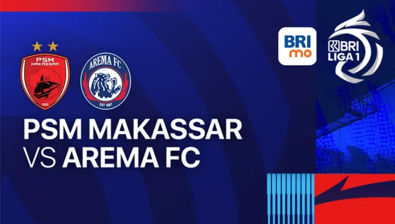 PSM Makassar menjamu Arema FC dalam lanjutan Liga 1 2024/2025/foto: Vidio.