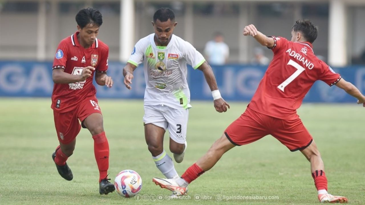 Malut United vs Persebaya Surabaya Liga 1 2024/2025/ Laman LIB