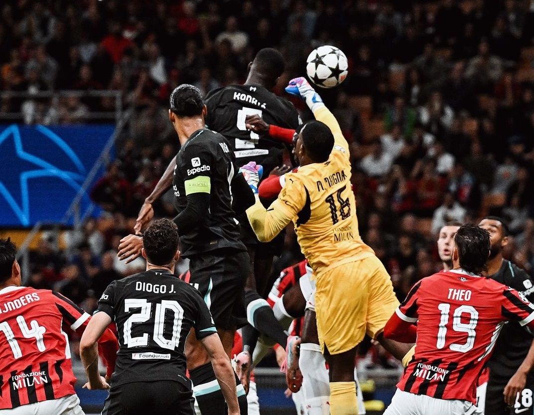 Pertandingan AC Milan vs Liverpool berlangsung di Stadio Giuseppe Meazza, San Siro pada 17 September (liverpoolfc)