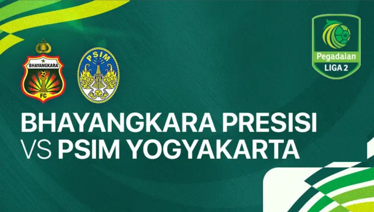 Bhayangkara FC menjamu PSIM Yogyakarta di Liga 2 2024/2025/foto: Vidio.