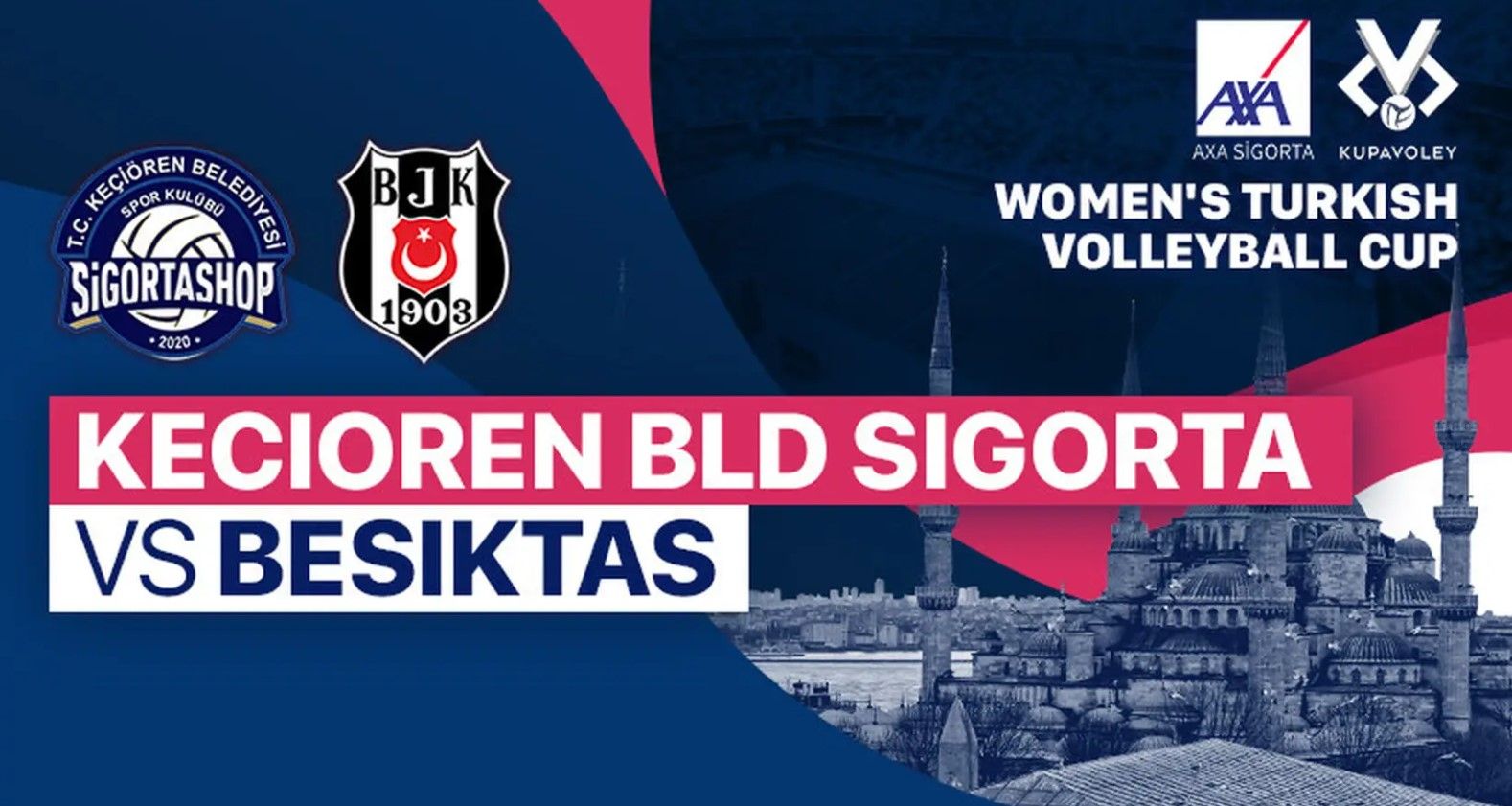 Sigorta Shop menghadapi Besiktas di Turkish Cup 2024/foto: Vidio.