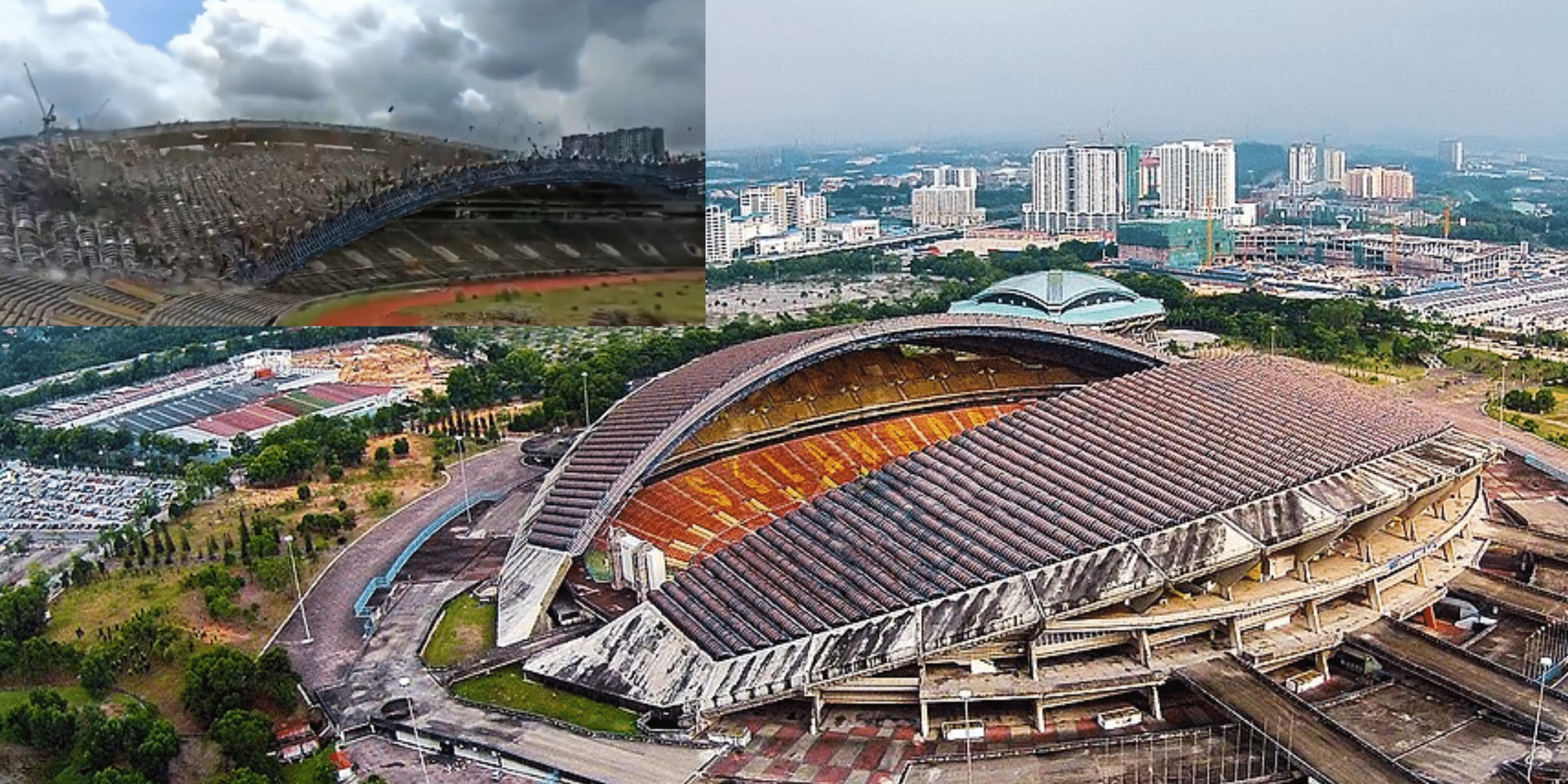 Stadion Shah Alam di Selangor, Malaysia yang diruntuhkan (Flickr.com Ahmad Rithauddin via Wikipedia)