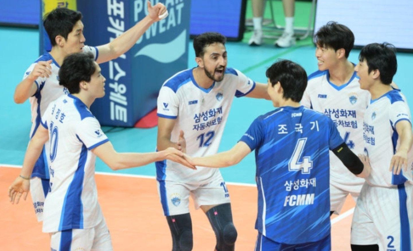 Samsung Blue Fangs lolos ke semifinal KOVO Cup 2024 putra/foto: KOVO.