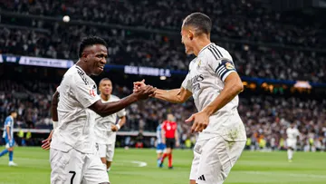 Vinicius Jr dan Lucas Vazquez di laga Real Madrid vs Alaves (x.com/realmadriden)