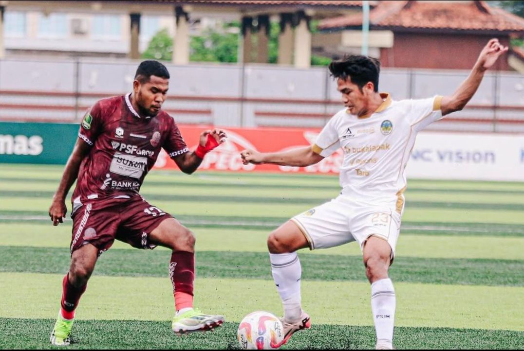 Pertandingan Liga 2 yang mempertemukan Persipa Pati vs PSIM Yogyakarta berlangsung di Stadion Joyokusumo, Pati, Jawa Tengah, Kamis (26/9/2024) sore