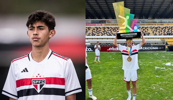 Welber Jardim bermain untuk Sao Paulo FC U-17/foto: IG Welber Jardim.