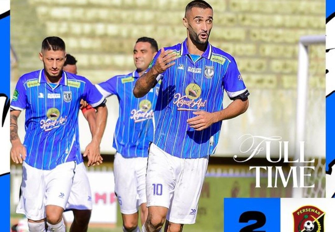 Persibo Bojonegoro menang 3-2 atas Persewar Waropen di Liga 2 2024/2025/foto: IG Persibo Bojonegoro.