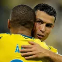 Cristiano Ronaldo merayakan gol Angelo pada laga Al Nassr vs Al Wahda (Instagram Al Nassr)