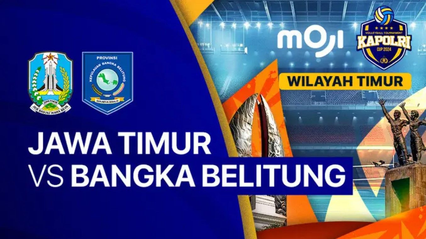 Jawa Timur menghadapi Bangka Belitung di babak 16 Kapolri Cup 2024/foto: Vidio.