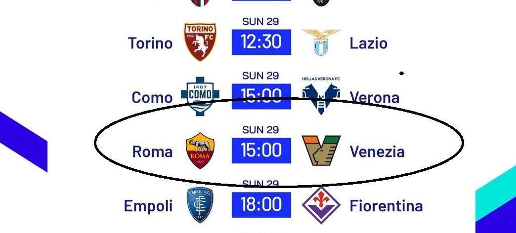 Roma vs Venezia dalam pertandingan pekan keenam Liga Italia Serie A di Stadion Olimpico, Minggu (29/9/2024) malam WIB