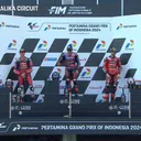 Podium MotoGP Mandalika 2024/foto: Twitter MotoGP.