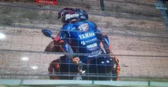 Galang Hendra Crash, WorldSSP300 Race 2 Aragon di-"Red Flag"