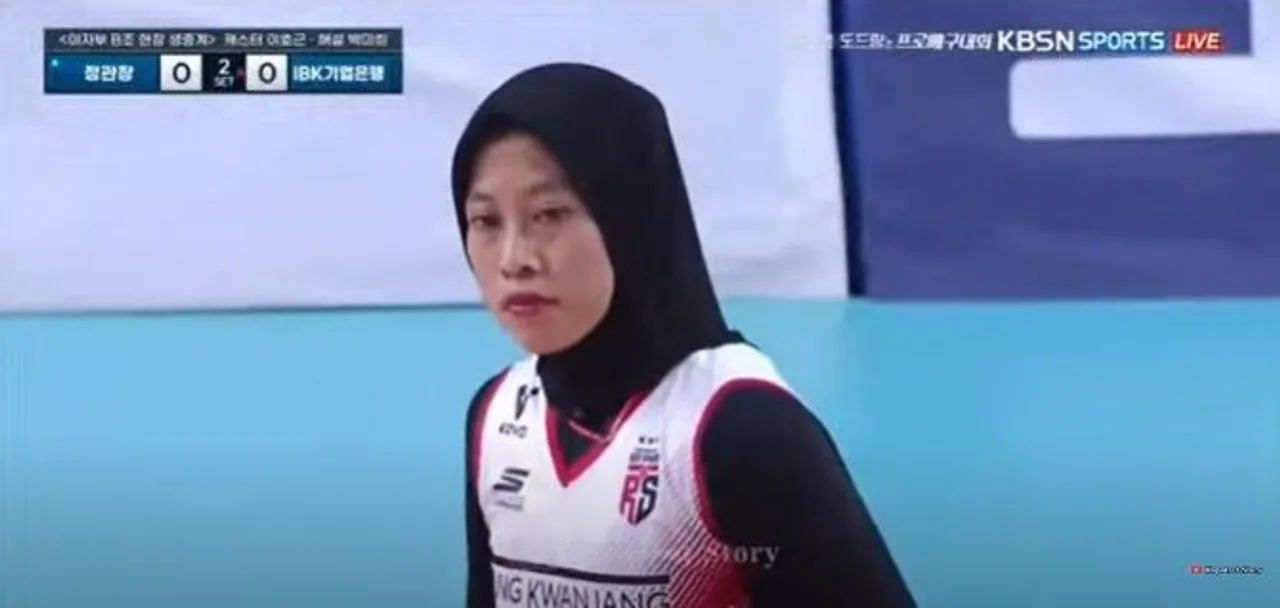 Megawati Hangestri di laga KOVO CUP 2024 antara Red Sparks vs IBK Altos, 30 September
