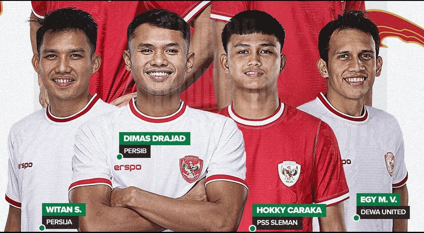 4 dari 27 pemain timnas Indonesia yang dipanggil untuk lawan Bahrain dan China pada lanjutan Kualifikasi Piala Dunia 2026 Zona Asia (PSSI)