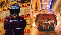 Arti Daruma dan Maneki Neko di Helm Marc Marquez pada MotoGP Jepang