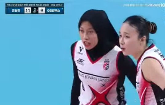 Megawati Hangestri saat laga semifinal KOVO CUP 2024 yang mempertemukan Red Sparks vs GS Caltex, 5 Oktober