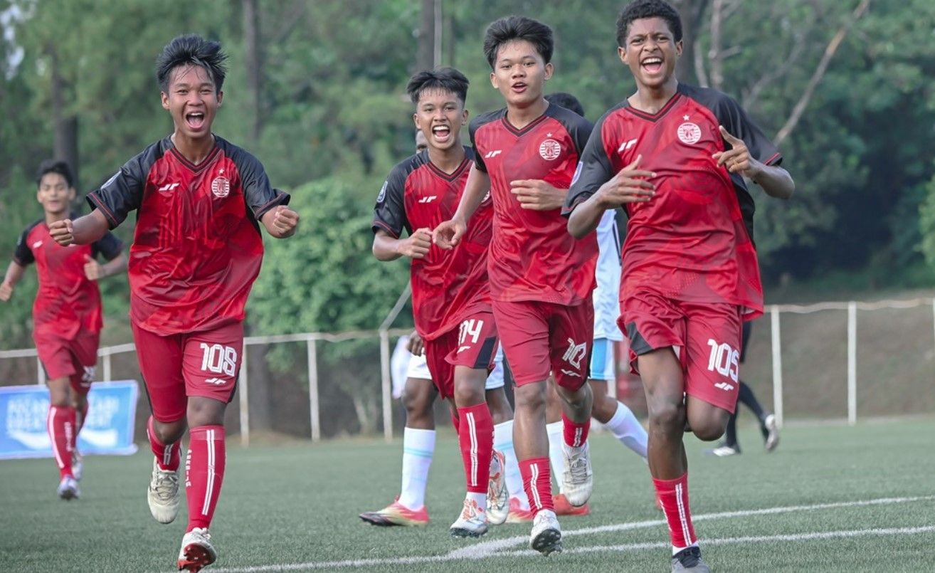 Persija Jakarta U-16 meraih kemenangan 3-0 atas Persita Tangerang U-16 di EPA Liga 1 2024/2025/foto: Liga Indonesia Baru.