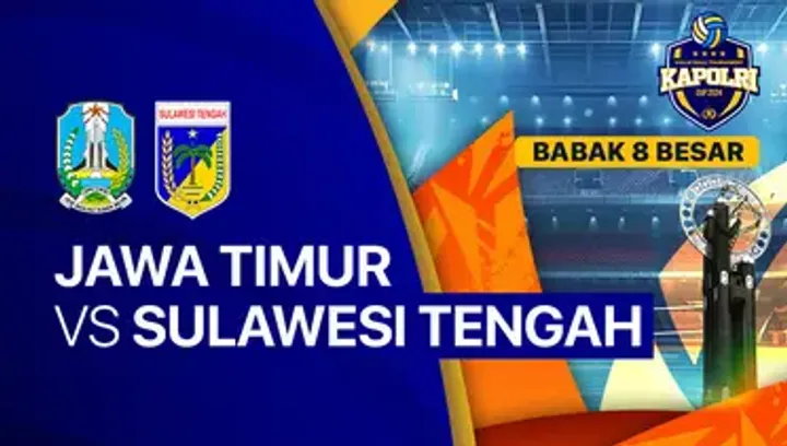 Link Live Streaming 8 Besar Kapolri Cup 2024: Jatim vs Sulteng