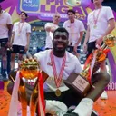 noumory keita proliga.jpg - Noumory Keita saat membawa Bhayangkara Presisi juara Proliga 2024/foto: IG Noumory Keita.