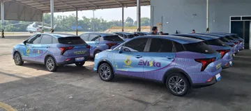 NETA V Taksi Evista di Pekanbaru - NETA AUTO INDONESIA.