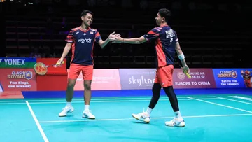 Lolos ke Babak 16 Besar Artic Open 2024, Fajar/Rian Fokus Recovery