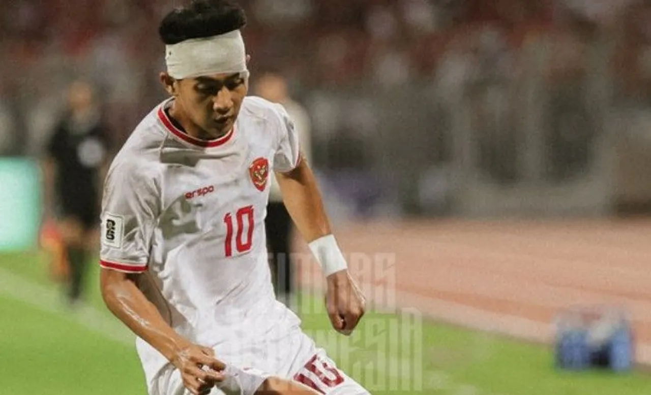 Malik Risaldi jadi pemain nomor 10 Timnas Indonesia vs Bahrain/foto: Timnas Indonesia.