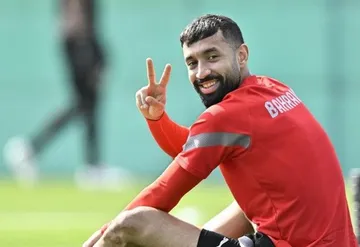 Mohamed Marhoon pencetak gol roket Bahrain ke gawang Indonesia/foto: IG Mohamed Marhoon.