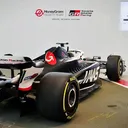 Mobil balap tim Haas yang sudah menyertakan sponsor Toyota (Haas F1 Team)