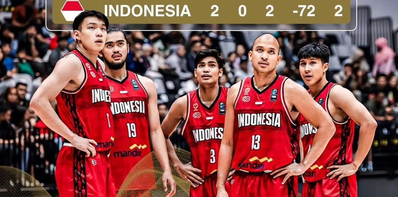 Timnas basket Indonesia yang berlaga di FIBA Asian Cup 2025 Qualifier (Timnas Basket Indonesia)