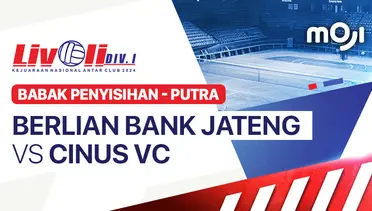 Link live streaming Berlian Bank Jateng vs Cinus VC pada pertandingan Livoli Divisi 1 2024 sektor putra (Vidio)