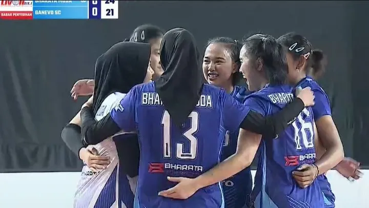 Hasil Bharata Muda vs Ganevo SC di Livoli Divisi 1 2024 Putri