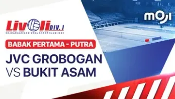 Link Live Streaming Livoli Divisi 1 2024: JVC Grobogan vs Bukit Asam