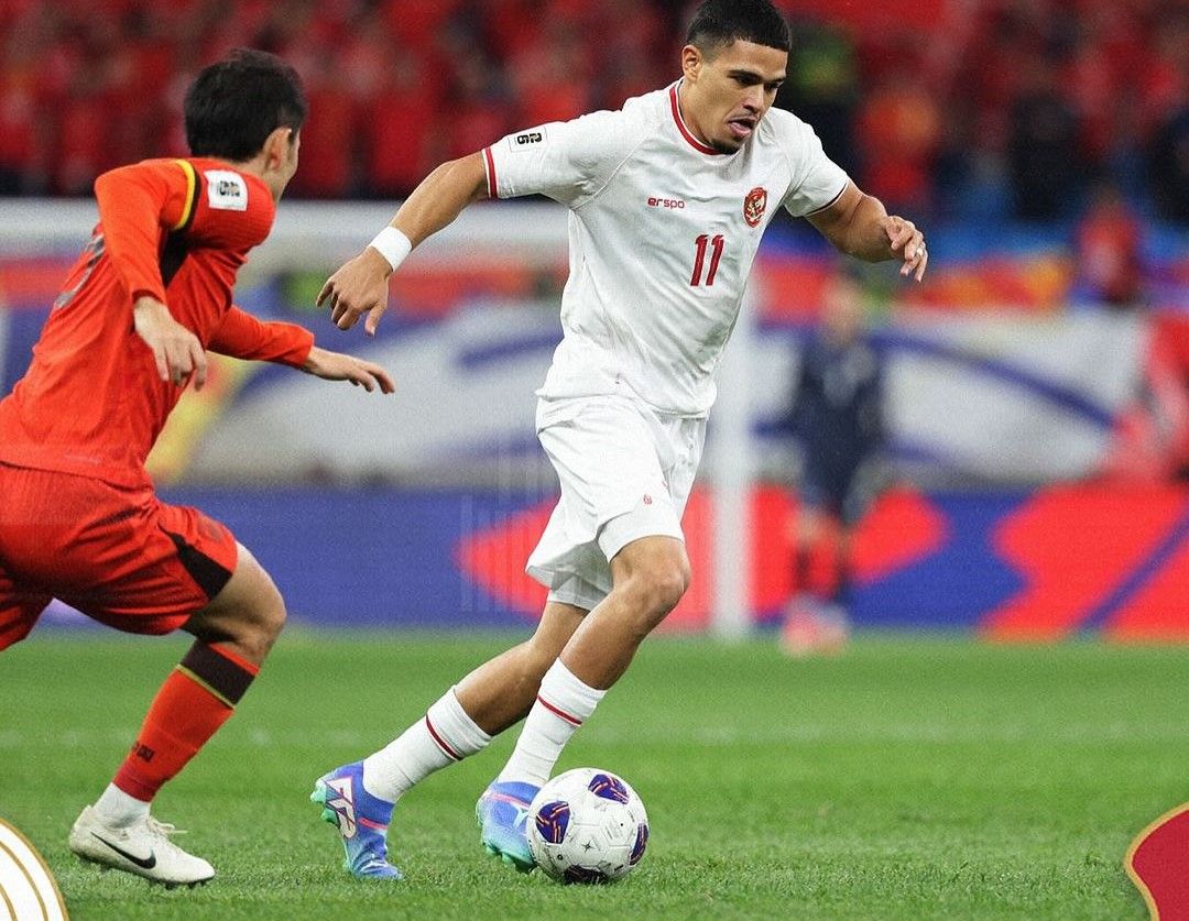 Timnas Indonesia Tertinggal 0-2 Lawan China