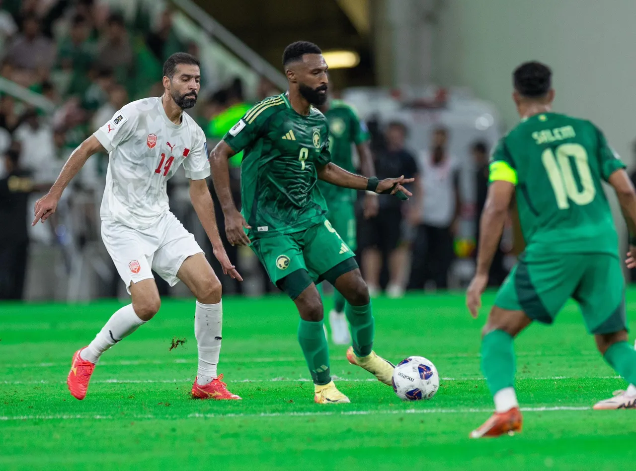 Statistik Arab Saudi vs Bahrain, The Green Falcons Tertahan