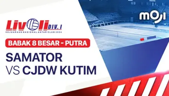 Link Live Streaming 8 Besar Livoli Divisi 1 Putra: Samator vs CJDW