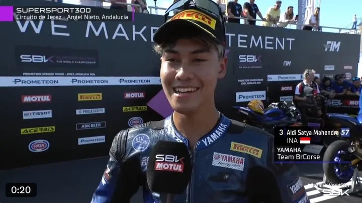 Klasemen WorldSSP300 usai Aldi Satya Mahendra Raih Podium di Jerez