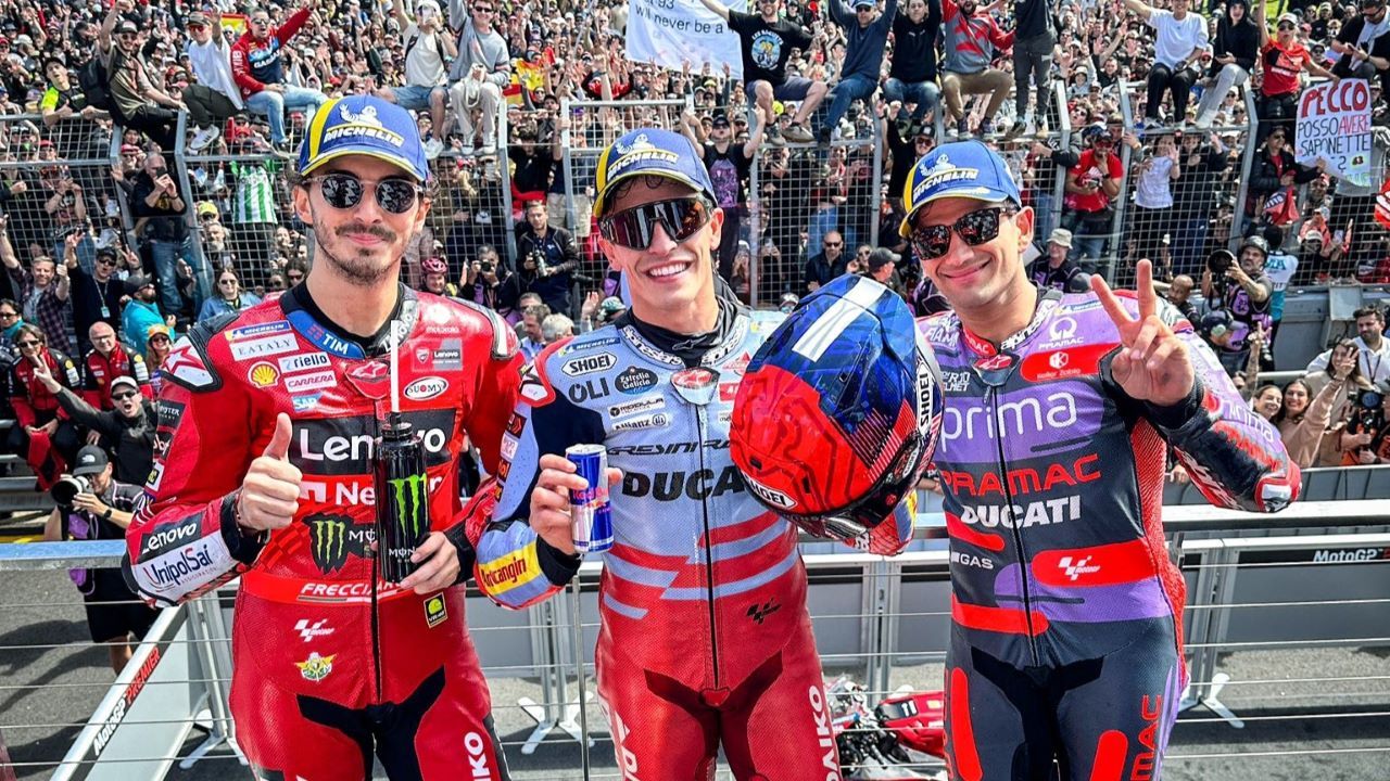 Podium di MotoGP Australia 2024/ X MotoGP