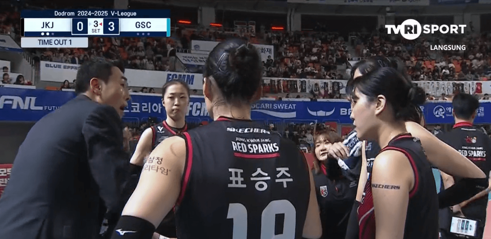 Red Sparks vs GS Caltex di V-League 2024/2025