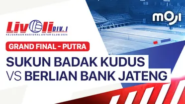 Link live streaming final Livoli Divisi 1 2024 sektor putra yang mempertemukan Sukun Badak Kudus vs Berlian Bank Jateng (Vidio)