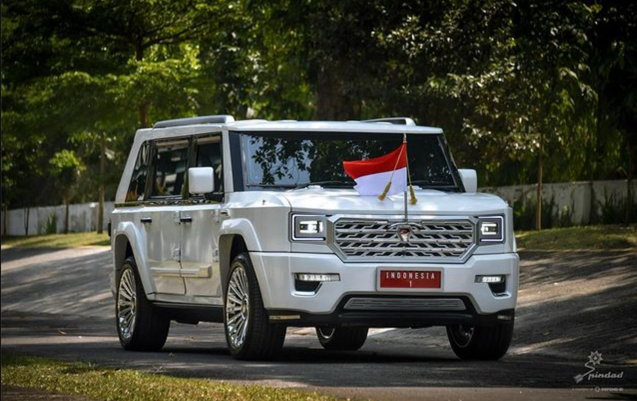 Spesifikasi Maung Garuda Limousine, mobil Prabowo Subianto/foto: IG Pindad.